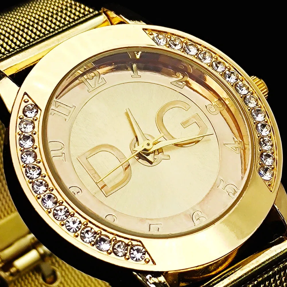 2023 Hot Sale European Fashion Watch Women Luxury Brand DQG Quartz Watch Reloj Mujer Casual Stainless Steel Ladies Clock