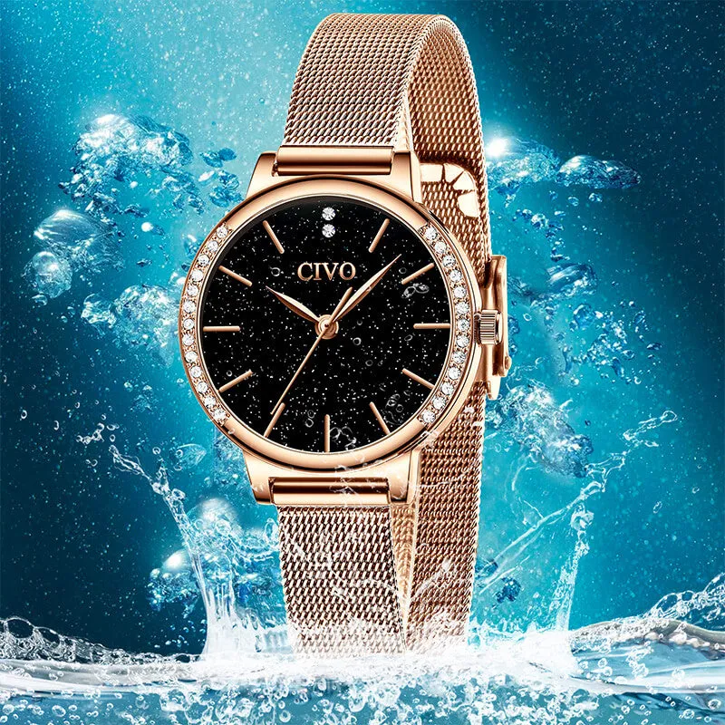 8115C | Quartz Women Watch | Mesh Band