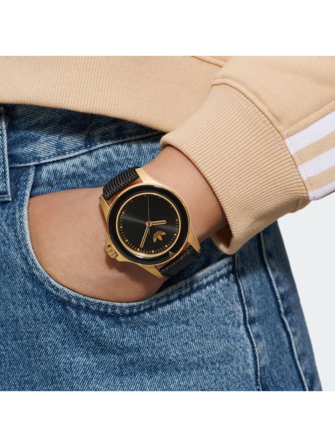 Adidas Originals Black Dial Unisex Watch - AOFH23015