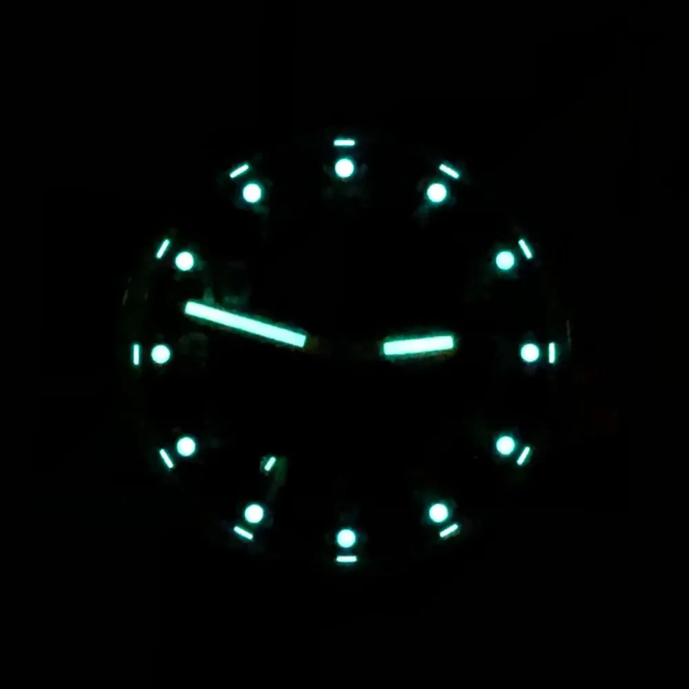 Bertucci Mens A-2T Titanium Watch - Khaki Nylon Strap - Black Dial - 12202