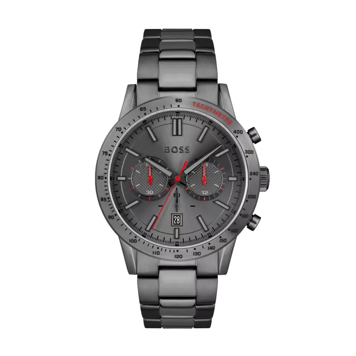 BOSS Grey Plated Allure Chronograph Watch