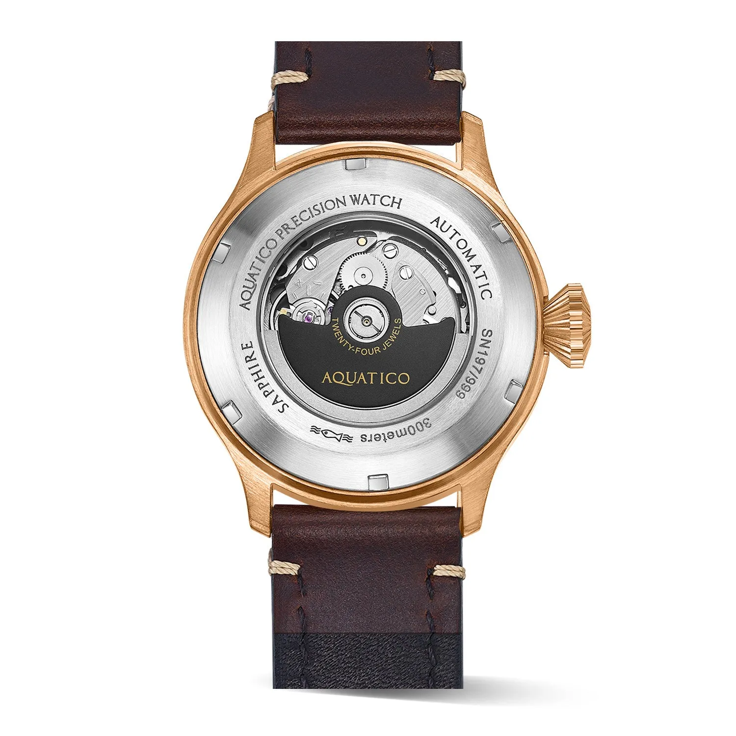 Bronze Horizon Hawk Gradient Blue Dial Automatic Pilot Watch