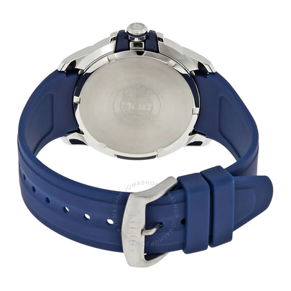 Citizen Eco-Drive Mens Blue Polyurethane Band Quartz Dial Watch - AW1158-05L