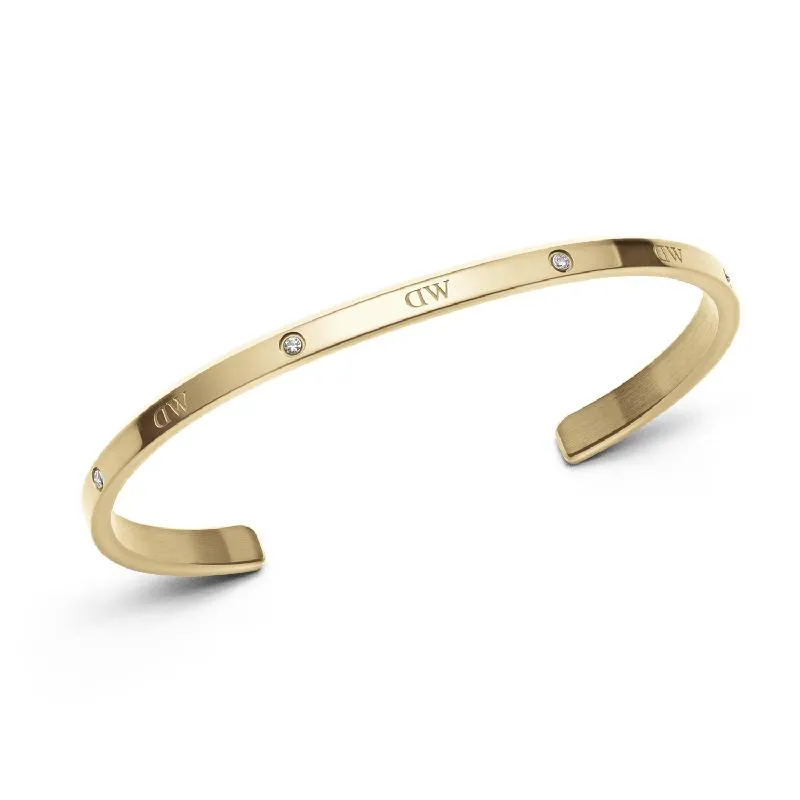 Daniel Wellington Classic Lumine Cuff Bangle Gold