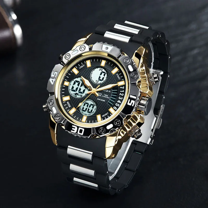 Electronic Double Display Watch