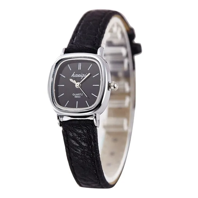 Fashion Luxury Ladies Square Watch Women Watches Casual Leather Strap Thin Watch relogio feminino reloj mujer fino