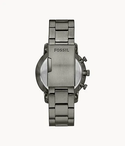 Fossil Goodwin Chronograph Smoke Stainless Steel Men's Watch FS5518
