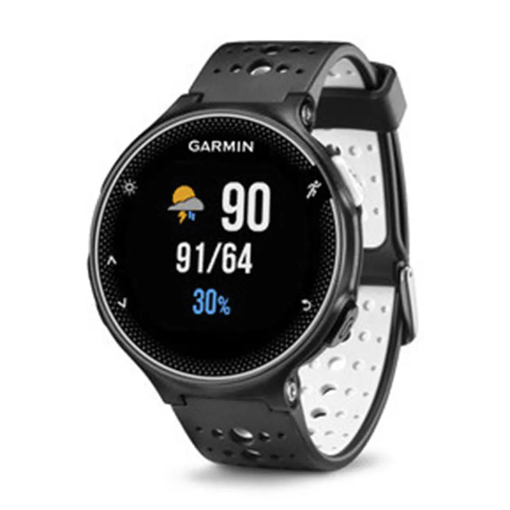 Garmin Black Band 230 GPS White Quartz Dial Watch - 010-03717-40