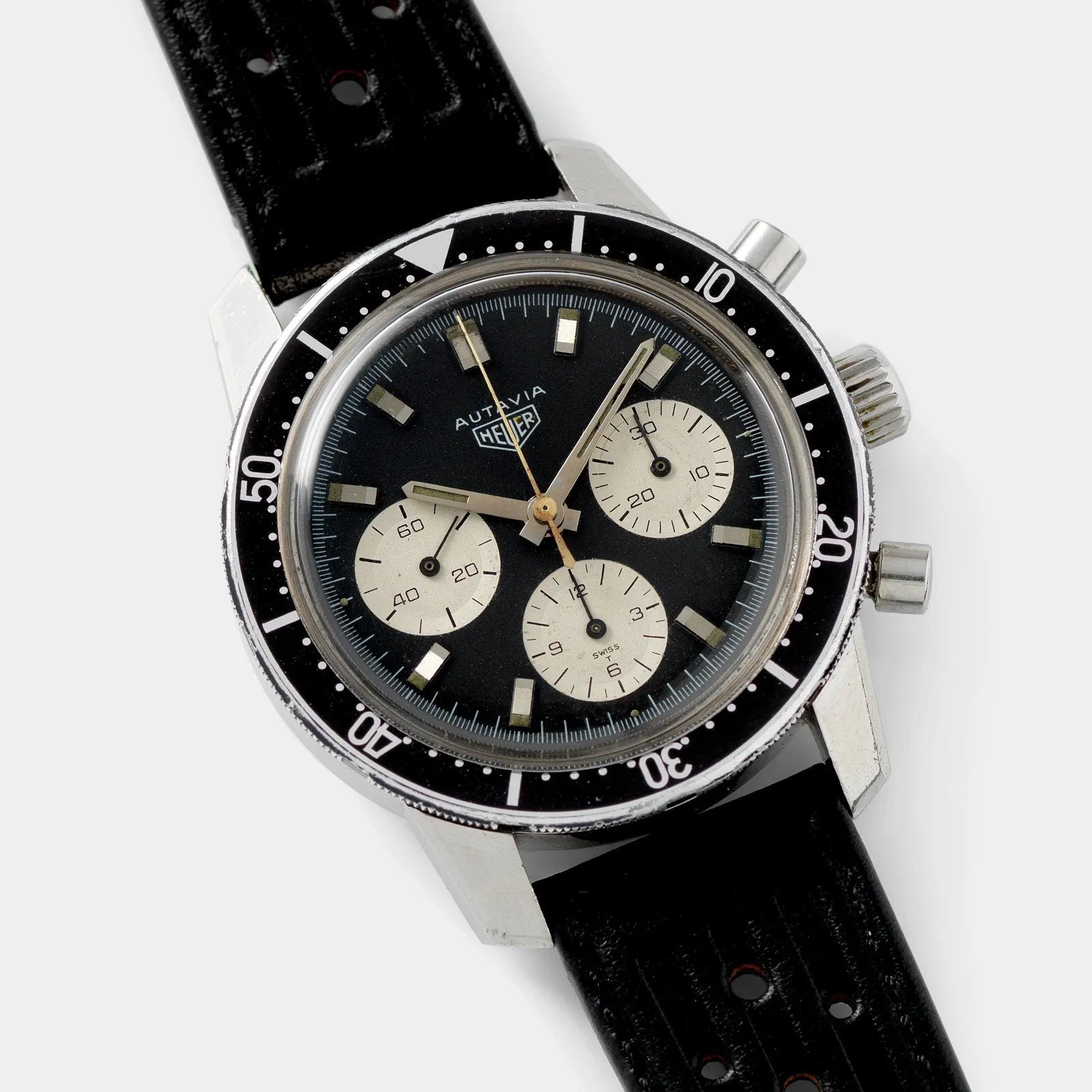 Heuer Autavia 2446 Reverse Panda Dial