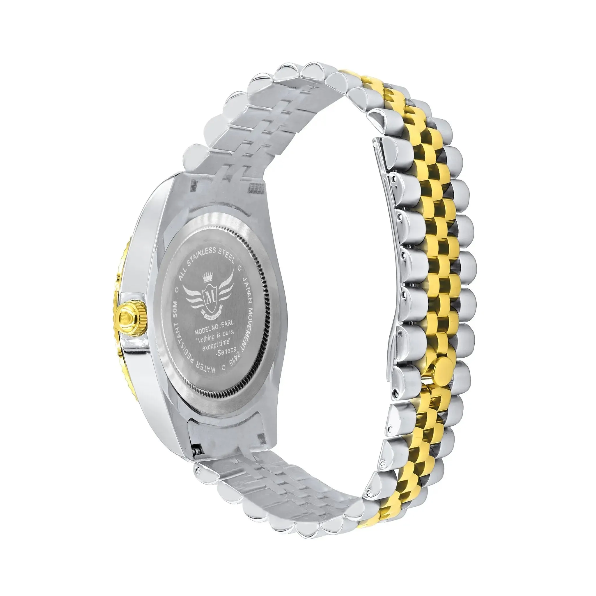 LUXE GLAMOUR CUBIC ZIRCON WATCH