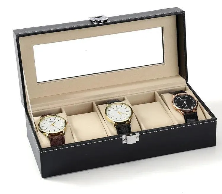 Luxury Watch and Jewelry Storage Box: Stylish Organizer for Travel Essentials