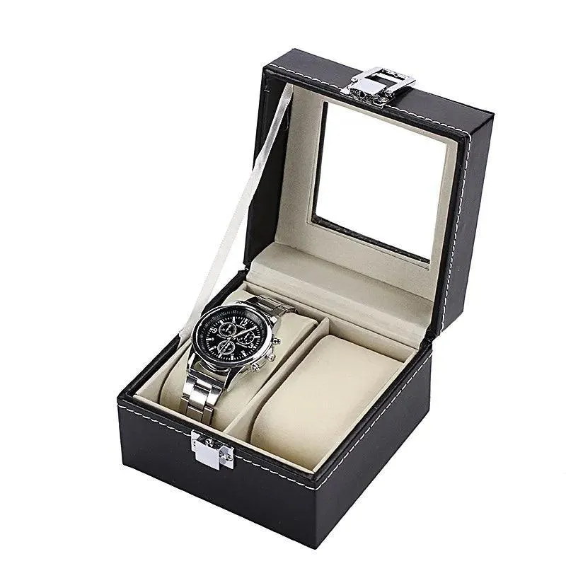 Luxury Watch and Jewelry Storage Box: Stylish Organizer for Travel Essentials