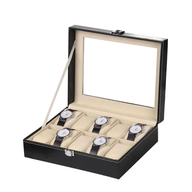 Luxury Watch and Jewelry Storage Box: Stylish Organizer for Travel Essentials