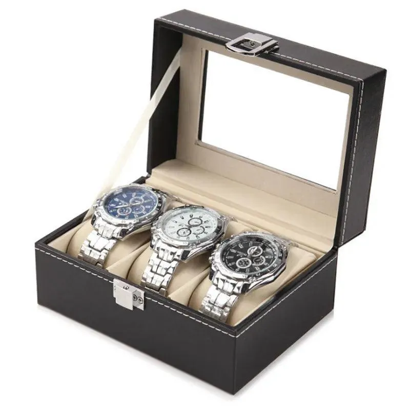 Luxury Watch and Jewelry Storage Box: Stylish Organizer for Travel Essentials