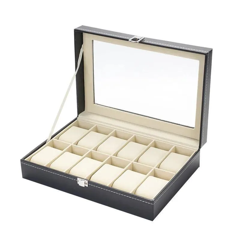 Luxury Watch and Jewelry Storage Box: Stylish Organizer for Travel Essentials