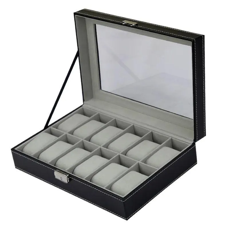 Luxury Watch and Jewelry Storage Box: Stylish Organizer for Travel Essentials