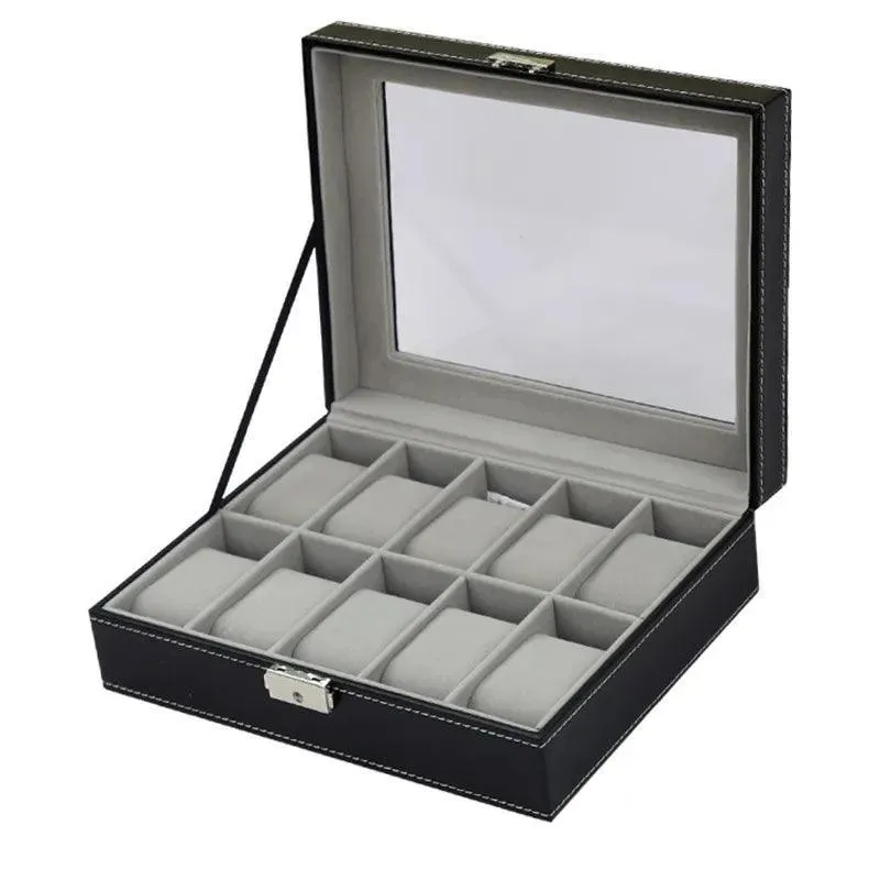 Luxury Watch and Jewelry Storage Box: Stylish Organizer for Travel Essentials