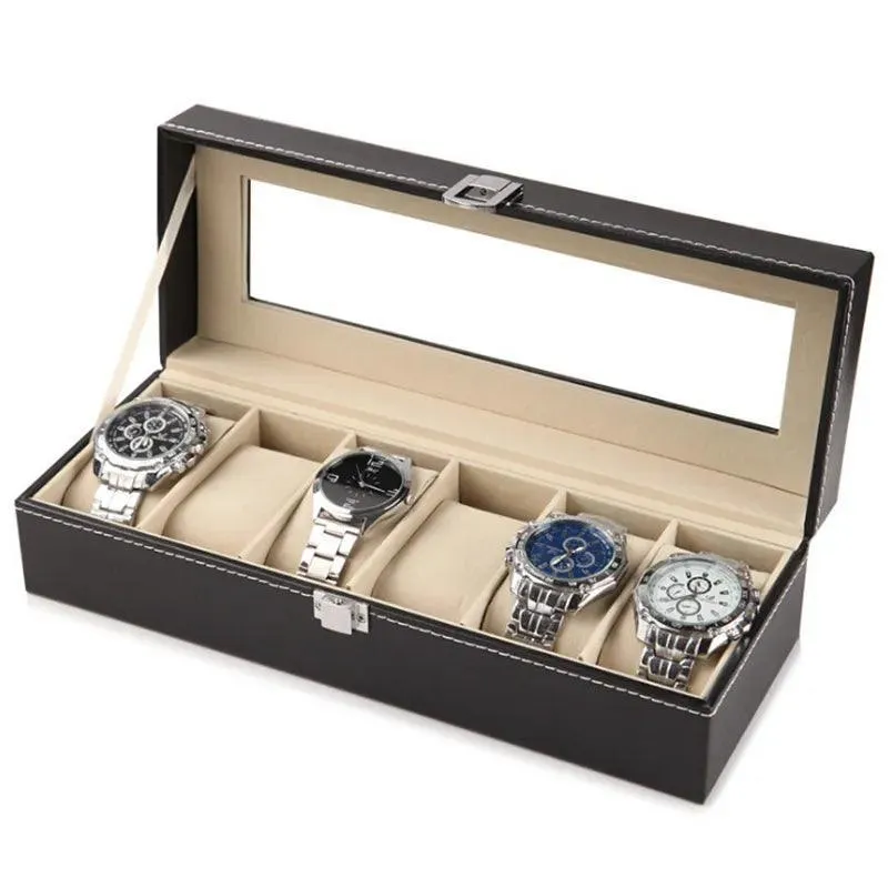 Luxury Watch and Jewelry Storage Box: Stylish Organizer for Travel Essentials