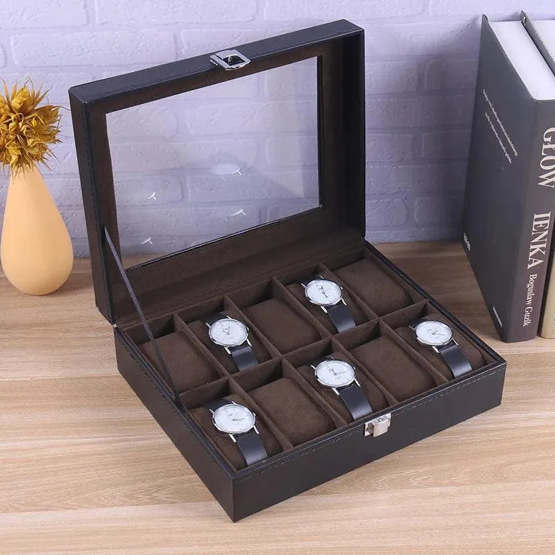 Luxury Watch and Jewelry Storage Box: Stylish Organizer for Travel Essentials