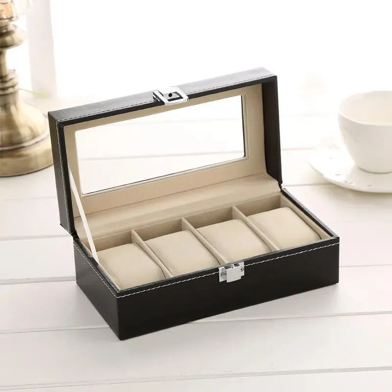 Luxury Watch and Jewelry Storage Box: Stylish Organizer for Travel Essentials