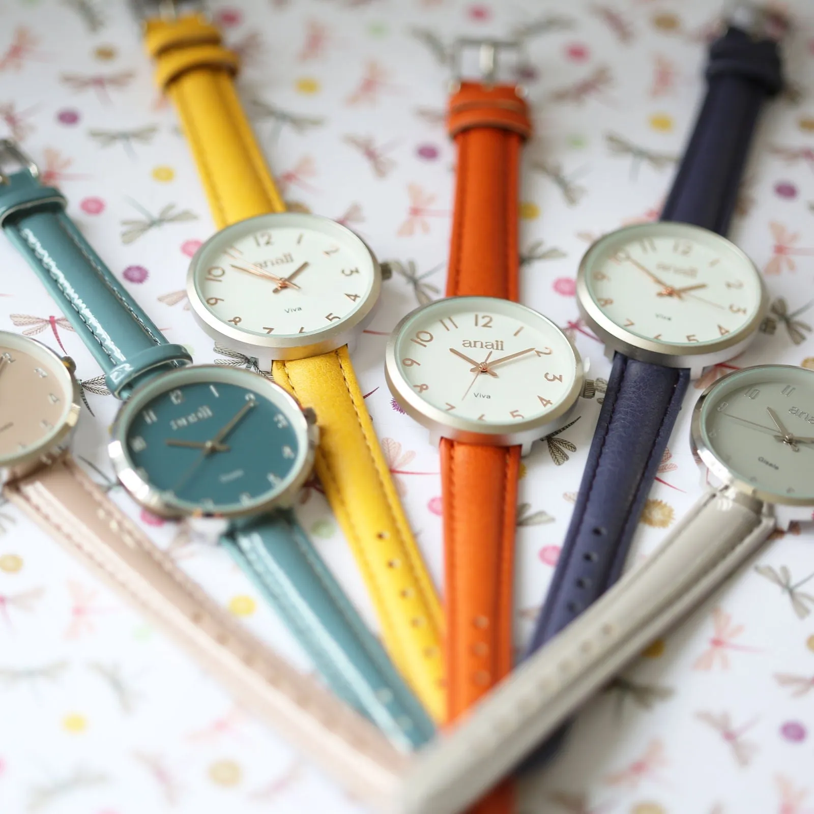Personalised Anaii Watch Handwriting Engraved Jupiter Teal