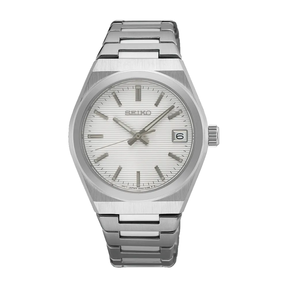 Seiko Conceptual Series White Dial Stainless Steel Watch SUR573P