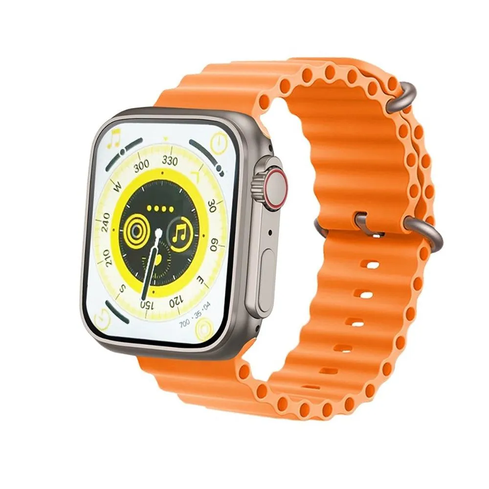 T800 Ultra Smart Watch 1.99" Infinite Display Series 8 Wireless Charging Heart Rate Monitor  Bluetooth Call Watch