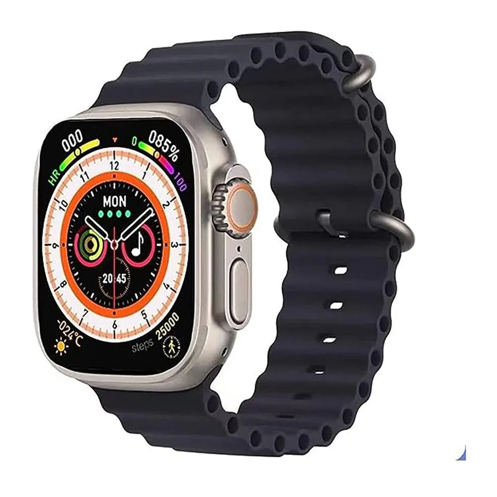 T800 Ultra Smart Watch 1.99" Infinite Display Series 8 Wireless Charging Heart Rate Monitor  Bluetooth Call Watch