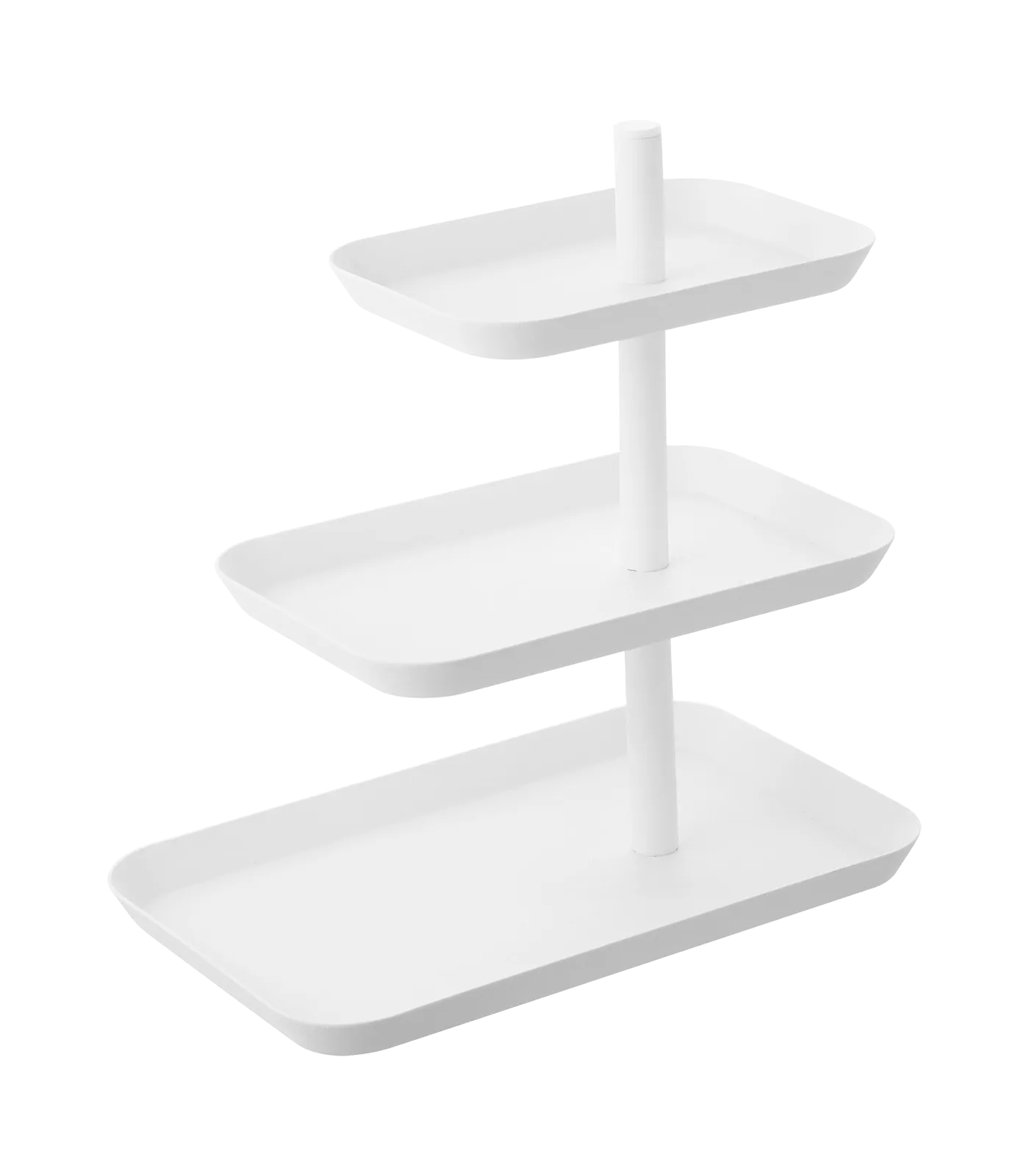 Tower Jewelry   Accessory Trays - Steel: White