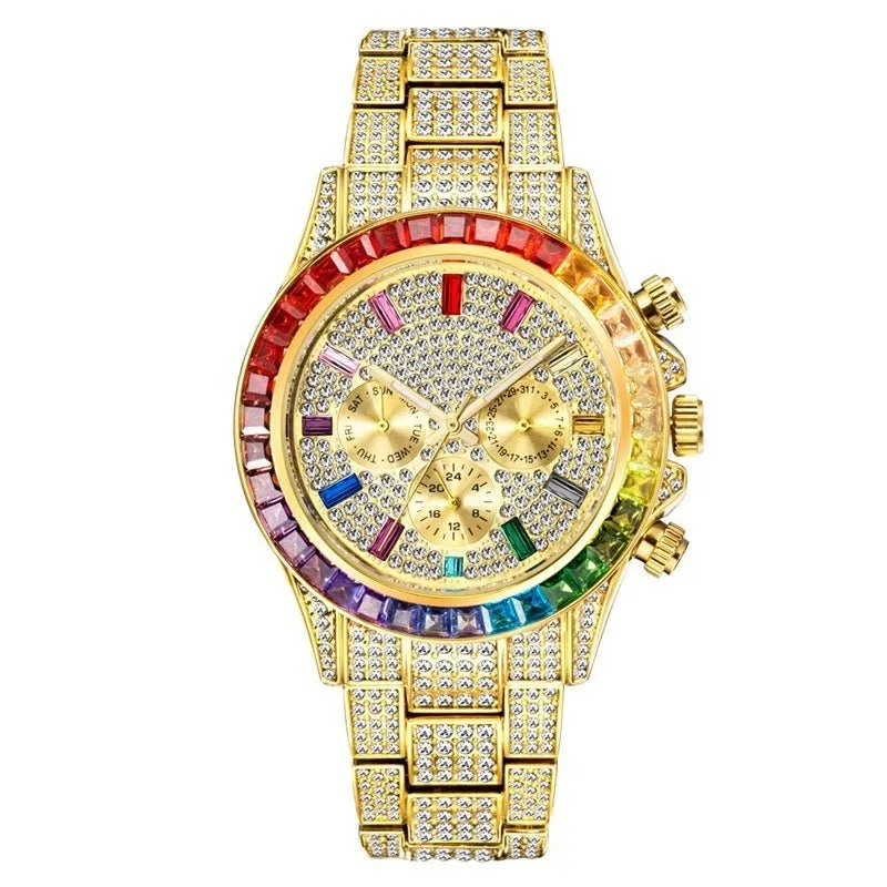 Unisex Hip Hop Quartz Watch