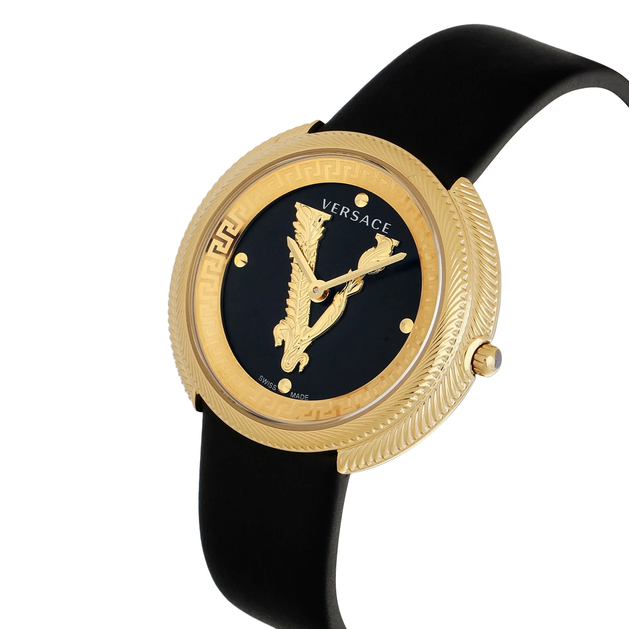 Versace Black Dial Analog Women Watch - VE2CA0323