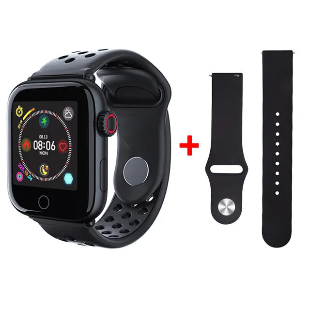 Waterproof Smartwatch Heart Rate Monitor Blood Pressure Fitness iPhone iOS Android